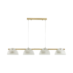 6571/4C NEOCLASSI LN26 193 медный/белый/металл/стекло Люстра потолочная E14 4*60W 220V FIORO