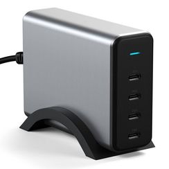 Сетевое зарядное устройство Satechi 165W USB-C 4-Port PD GaN Charger (ST-UC165GM-EU) Space Gray