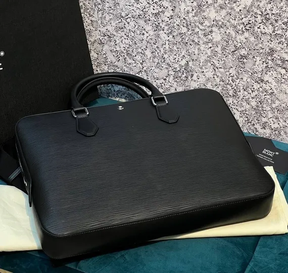 Портфель для документов MONTBLANC,черный