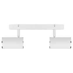 Светильник настенно-потолочный спот ЭРА OL35-2 WH MR16 GU10 IP20 белый хром