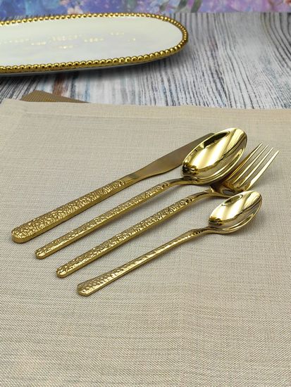 Набор столовых ложек 6 шт. из нержавеющей стали "Рельеф"