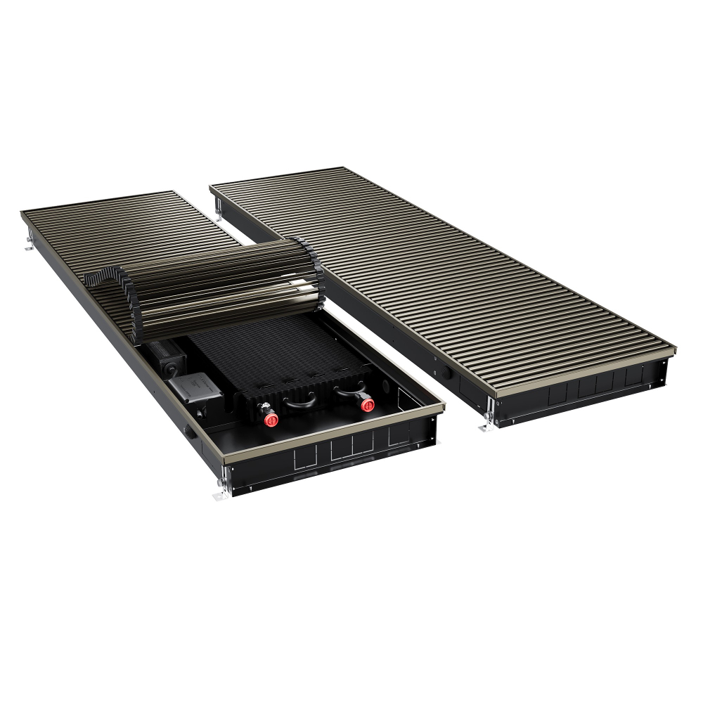 Конвектор внутрипольный Royal Thermo ATRIUM TURBO-80/400/1300-DG-U-DB