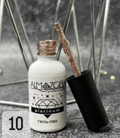 Гель-лак Almazgel "Platinum" №10, 8 мл