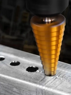 Сверло ступенчатое конусное по металлу 4-52 мм