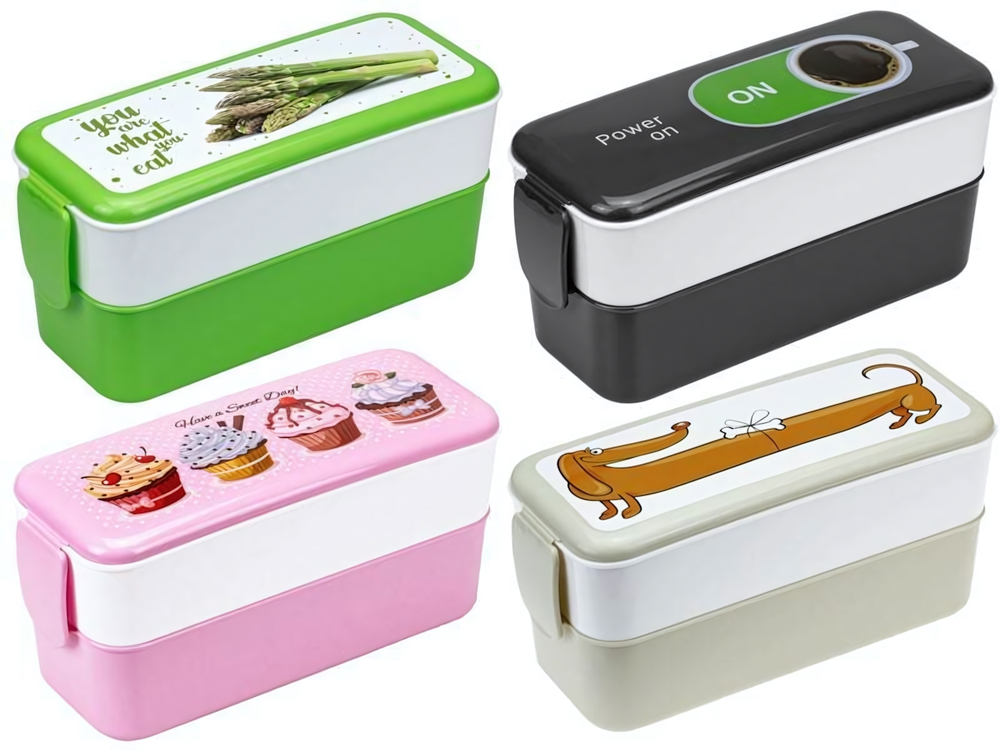 Контейнер для обеда 2 по 0,5л "Бульдоги"