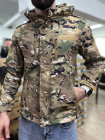 Куртка тактическая softshell мультикам