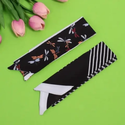 Лента для вплетения в причёску «KRASA- Бэлла», микс 2 цвета, 6*90 см