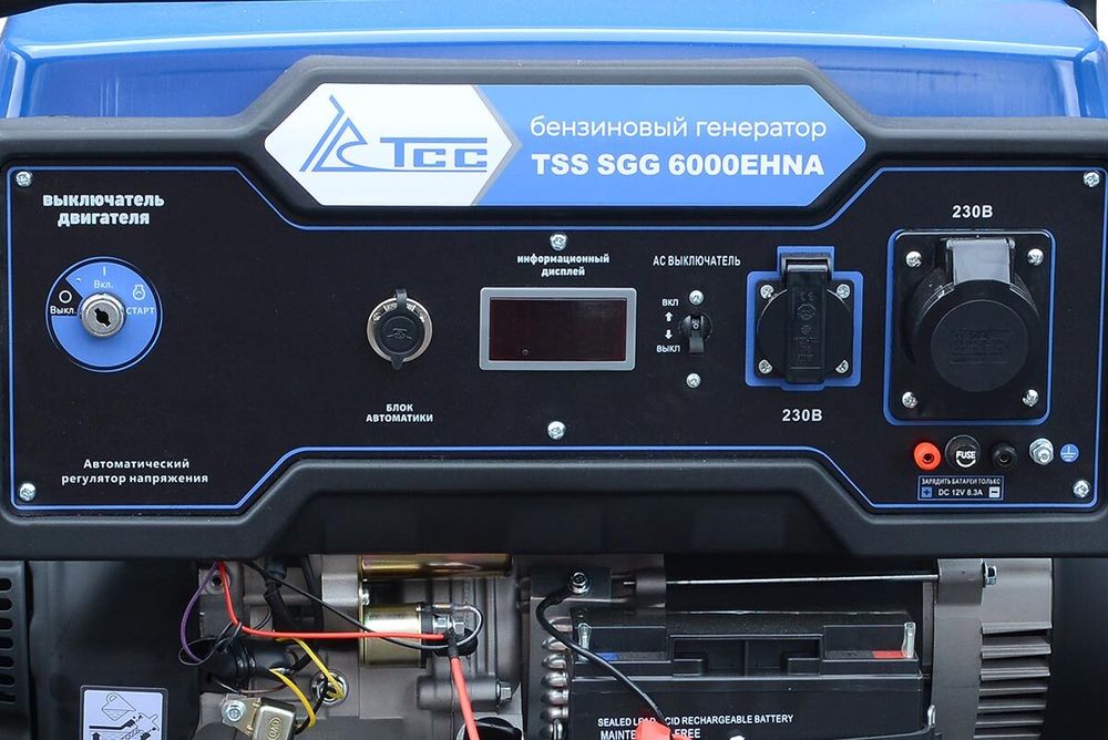 Генератор бензиновый TSS SGG 6000EHNA - [6 кВт / 26 А] с блоком АВР