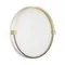 7646/CL PALE SN 189 Светильник пластик/белый/золотой LED 30Вт 4000К D340 IP43 OLIDI WHITE