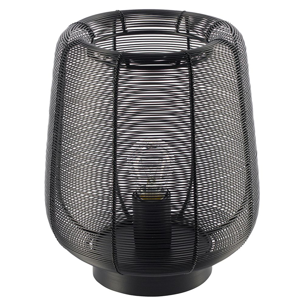 Лампа настольная Vinger, Ø22х26 см, черная