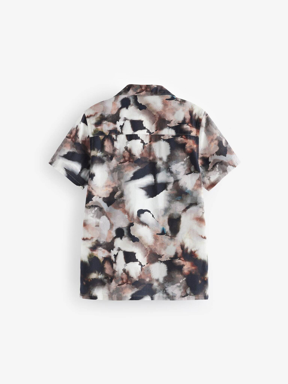 Рубашка с коротким рукавом для мальчика Next 904-856, Белый, Коричневый