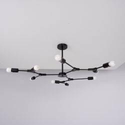 Люстра На Штанге Late D103 Black By Imperiumloft