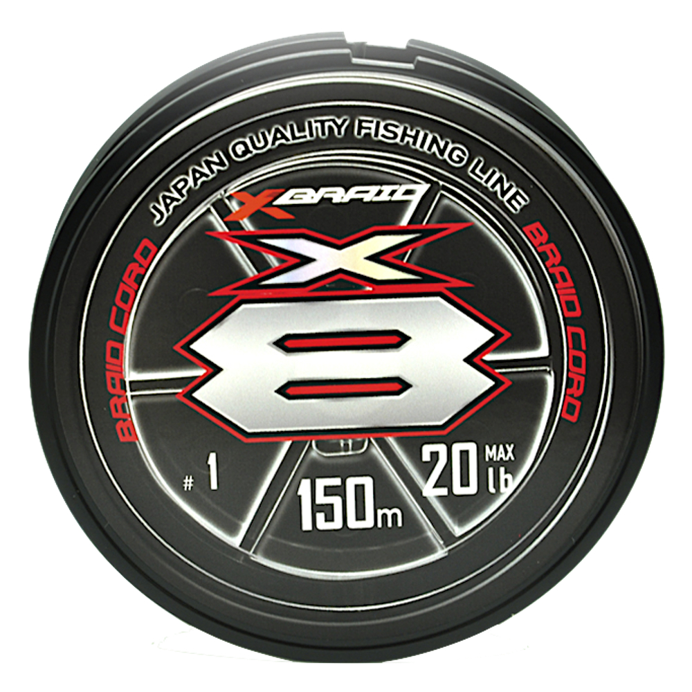 Шнур YGK X-Braid Braid Cord X8 150м Chartreuse #0.8 0.148мм 7.2кг 1шт 16lb