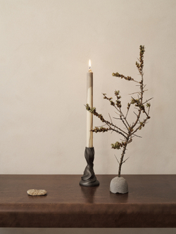 Подсвечник Ferm Living Gale Candle Holder, Small, Blackened Aluminium