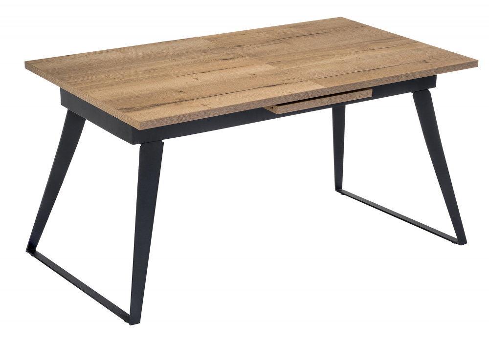 Стол деревянный Woodville Кхал галифакс натуральный, графит