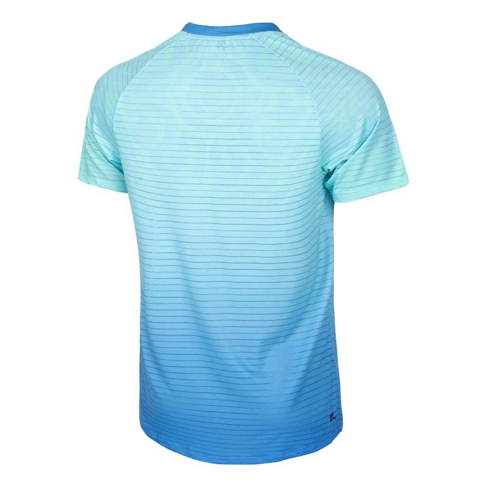 Мужское теннисное поло BIDI BADU Colortwist T-Shirt Men - Turquoise, Blue
