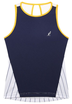 Женский топ теннисный Australian Ace Vest With Print W - небесный