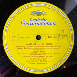Винтажная виниловая пластинка LP Berliner Handel Chor, Radio Symphonie Orchester Berlin, G nther Arndt Halleluja Halleluja (Germany 1977)
