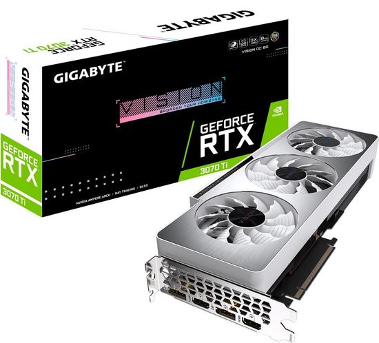 Видеокарта Gigabyte GeForce RTX 3070 Ti Vision OC