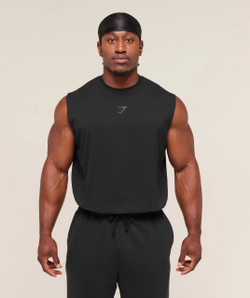Майка GYMSHARK Power Cut Off Tank Blackout