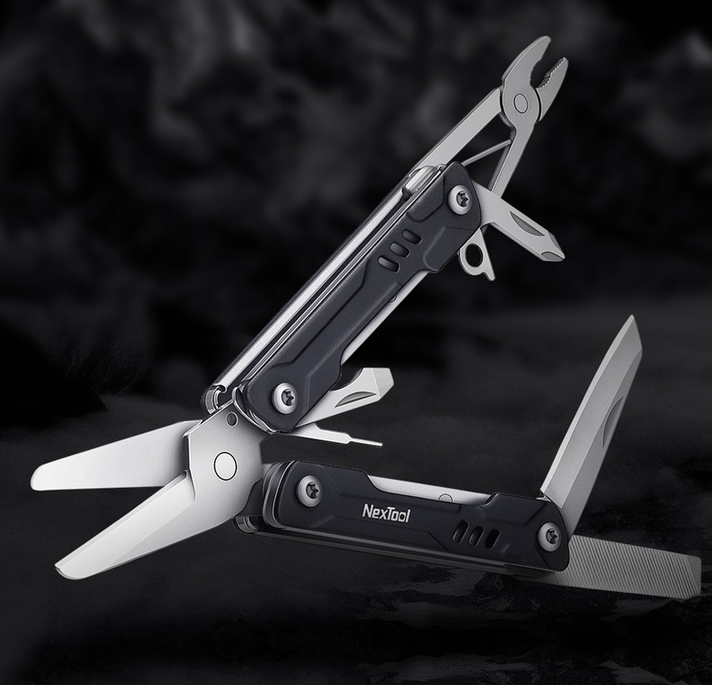 Мультитул Nextool Mini Sailor, черный, 10 функций (NE20237A)