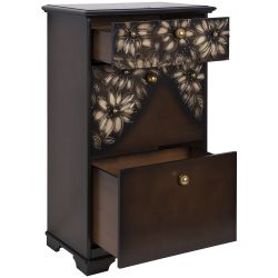 Комод Терра-3 с 3 ящиками Каштан Амбер