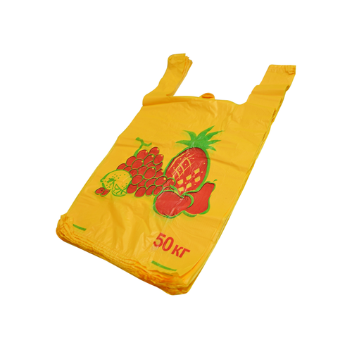 Пакет майка 29+14х49 (А10) Ананас желт/1000