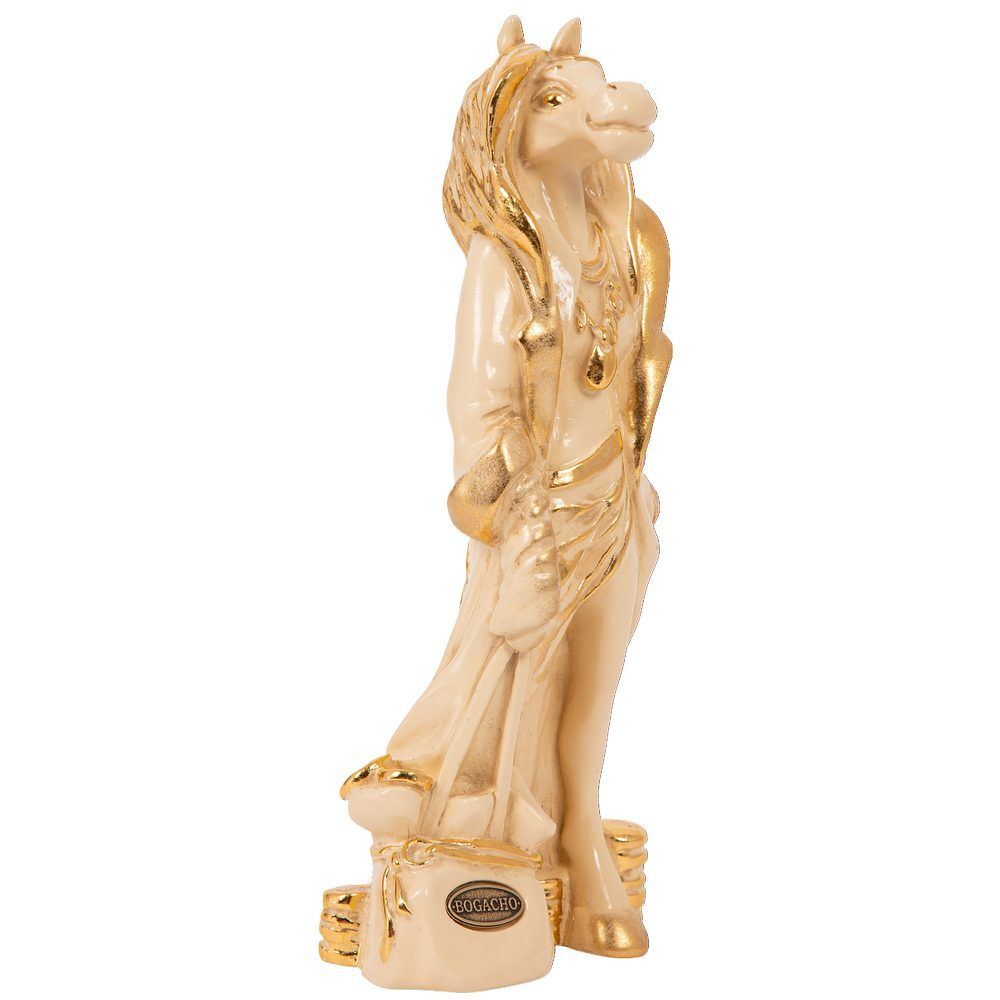 Скульптура Лошадь Голден Филли Айвори