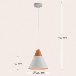 Подвесной светильник Maytoni Bicones P359-PL-140-W