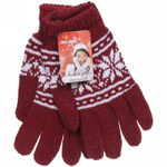 Перчатки женские теплые «Скандинавия» 19 см, микс