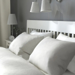 Каркас кровати с выдвижными ящиками - IKEA IDANÄS/IDANAS/LÖNSET/LONSET, 200х160 см, белый, ИДАНЭС/ЛОНСЕТ ИКЕА
