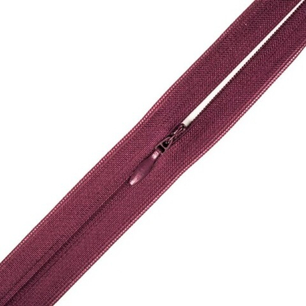 Молния н/р потайная  "Gamma"  / "BLITZ" , 20 см, №175 т.бордовый