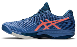 Мужские кроссовки теннисные Asics Solution Speed FF 2 - blue harmony/guava