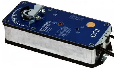 Привод заслонки 10Нм 230В AC 2 позиционный с возвратной пружиной с дополнительным переключателем ONI