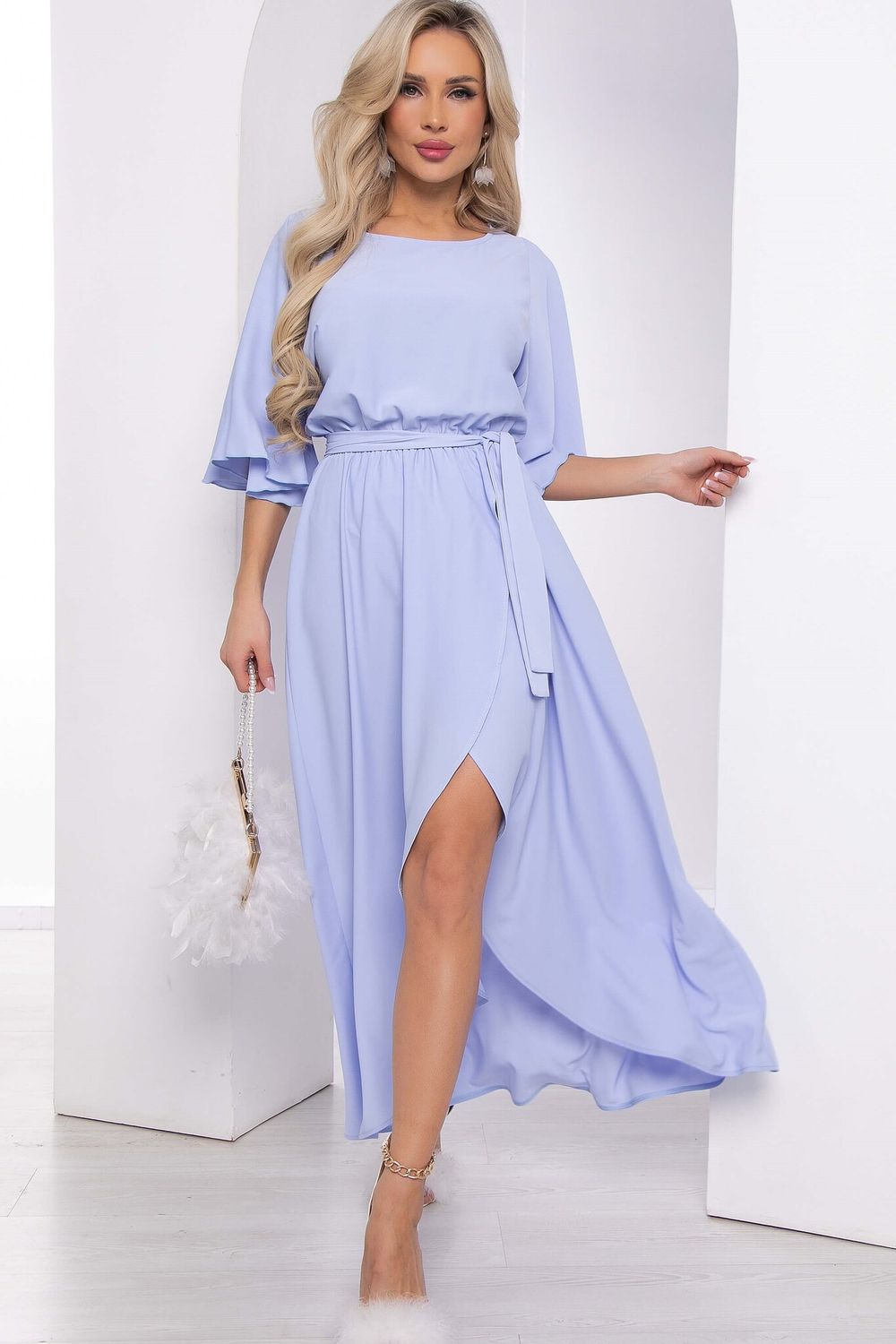 Платье Танго вдвоем (голубое) П12715-1 LT Collection