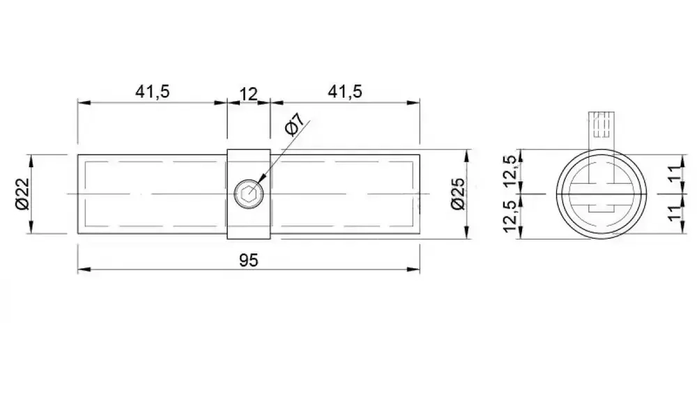 Соединитель (удлинитель) труб к системе Joker (JOK-59) - 1 шт