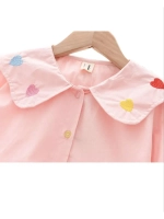 Блузка для девочки оверсайз.