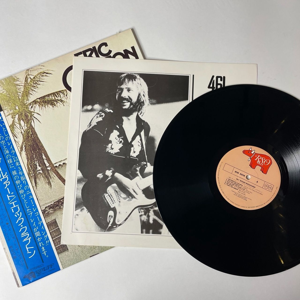 Винтажная виниловая пластинка LP Eric Clapton 461 Ocean Boulevard (Japan 1974) (Obi) I Shot The Sheriff
