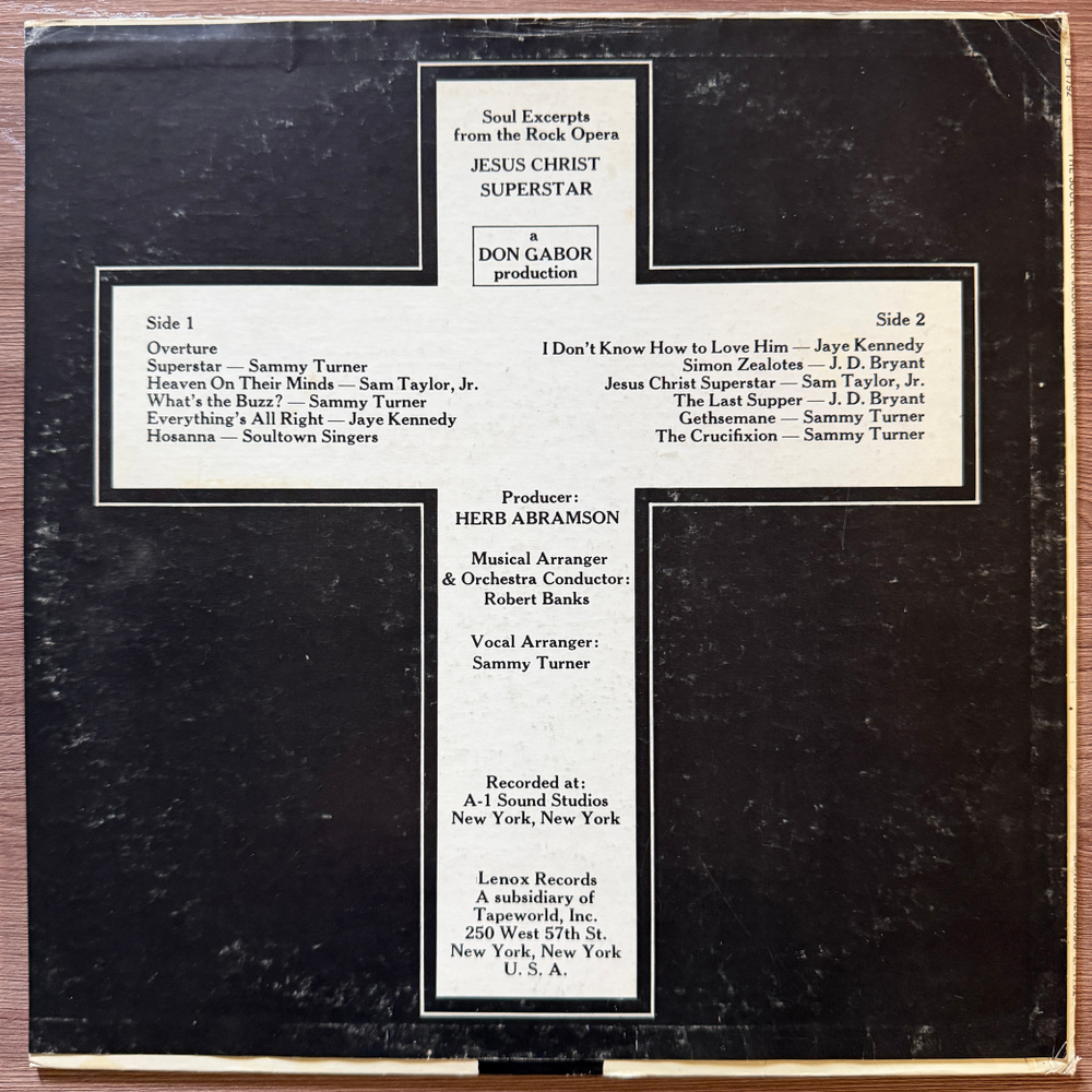 The Soul Of Jesus Christ Superstar (США) Т