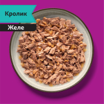 Желе с Кроликом, 75г мясная коллекция, влажный корм для кошек  Whiskas