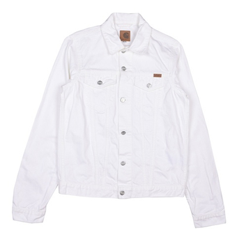 Белоснежная джинсовая куртка Carhartt, S