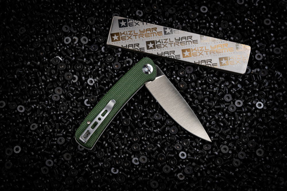 Нож SENCUT Neches сталь 10Cr15CoMoV рукоять Green Micarta