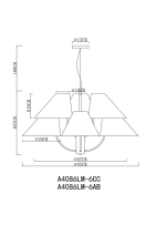 Подвесная люстра Arte Lamp RONDO A4086LM-6CC