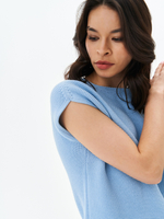 Джемпер "капля" голубой