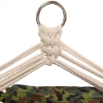 Гамак-кресло «Трон» 96*55*45*90см х\б с деревянной перекладиной