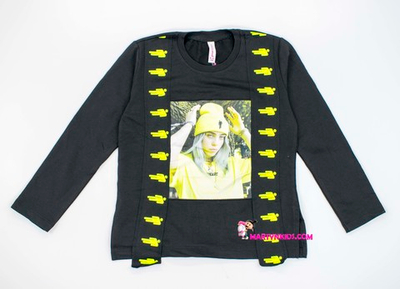 свитшот Billie Eilish "зеленые" человечки 2760