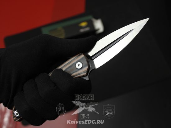 Складной нож Bestech Fin BG34D-2 c клинком из стали Sandvik™ 14C28N, рукоять G10