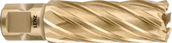 Корончатое сверло LENZ из быстрорежущей стали 25×110 мм, артикул LZHL-025