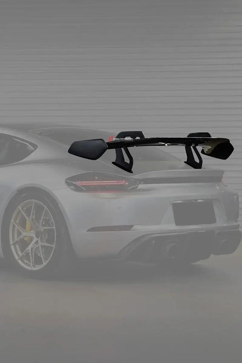 Карбоновый спойлер в стиле GT4RS для Porsche 718 982/981/987 Cayman/Boxster Порше