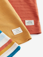 Футболка для мальчика Next E83-462, 3 шт., Оранжевый, Горчичный, Белый